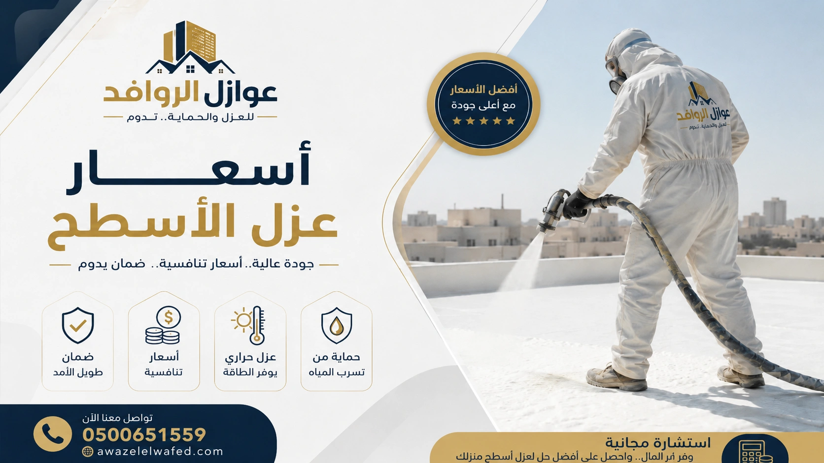 أسعار عزل الاسطح